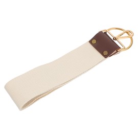 FRCOLOR Portable Barber Sharpening Strop Durable Canvas Razor Strap with Hanging Buckle for Home Shop Use Father Day for Barbers Easy Sharpening Experience