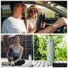 Vinsun Stainless Steel Drinking Bottle 750 ml Straw - Leak-Proof,