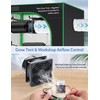 Wathai 80mm 12V DC Axial Exhaust Fan Small Fume Extractor