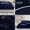 Cathay Home Twin XL Fitted Sheet - Double Brushed Ultra