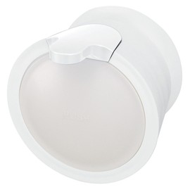 SANEI ウォールソープディスペンサー 吸盤式 シャンプーや液体洗剤用 容量300ml 白 PW1710-W4