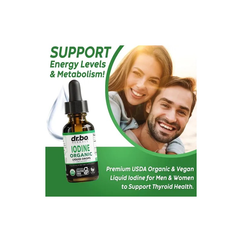 Dr. Bo Gotas De Yodo 1 Oz, Orgánico