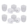 Relaxdays 10 x Toilet Brush Heads, Loose Toilet Brushes, Thread