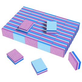 CGBE Pack of 50 Buffer for Nails, Nail Buffer Blocks 100/180, Buffer Sanding Blocks, Polishing Blocks, Nail File Block, Double-Sided for Gel Nails and Acrylic Nails, Nail Polishing Block, Washable,