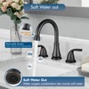 Cinwiny 3 Hole Bathroom Faucet 8 inch Vanity Widespread Sink