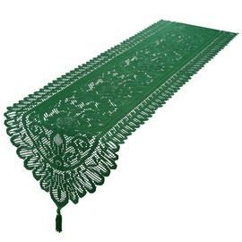 mookaitedecor Lace Table Runner, Lace Embroidery Tablecloth, Table Runner, Table Runner Decorations, Table Decoration for Wedding, Celebration, Party, Event Decorations