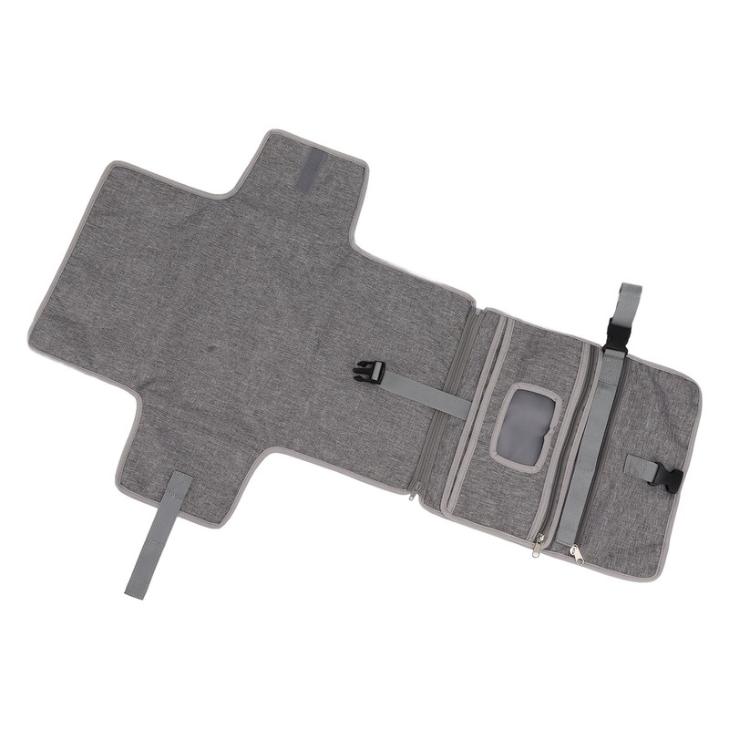 Portable Baby Diaper Changing Mat Foldable Multi Storage Pockets Soft