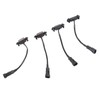 4Pcs LED Grille Lights DC12V Amber High Brightness Front Grille