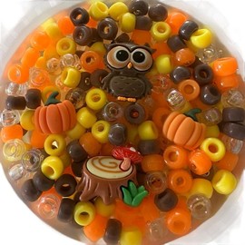 Harvest Pluck - Colorful Collection Featuring Fall and Pumpkin Shaped Items in Orange Yellow and Brown Palette:_Classic-Silicone