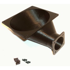 Foggy.Tech 40mm to 120mm Vertical CORNER 90 DEGREE Turn Fan Adapter Converter mounting Mod