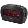 Equity by La Crosse 30228 LED Alarm Clock,Black