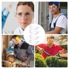ZPSCXQ 4 Pack Safety Goggles, Protective Glasses for Adults, Clear