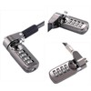 Combination Lock with Security Cable for Laptop Computer, Anti-Theft Keyless
