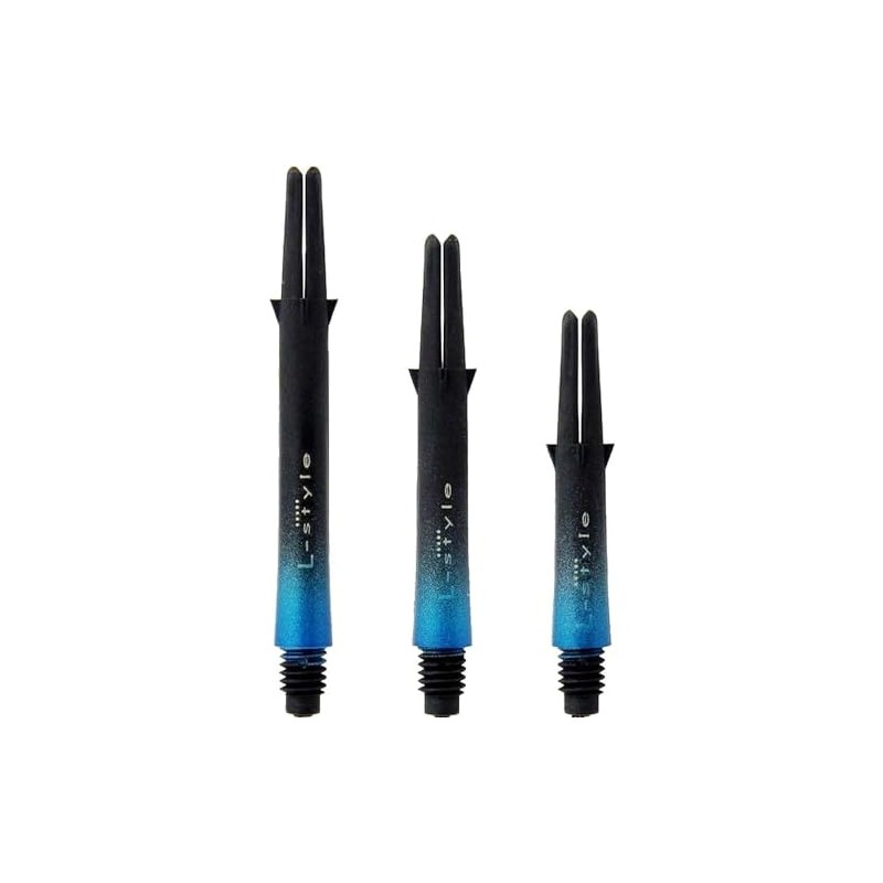L-Style Carbon L-Shaft Lock Straight Twotone Blue Display Length 330
