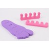 Convenient Foot-Shaped Nail Fixing Sponge Portable Finger & Toe Manicure Helper Care Supplies Accessory Item / 편리한 발모양 네일 고정 스펀지 휴대용 손가락 발가락 매니큐어 헬퍼 관리 용품 소품 템