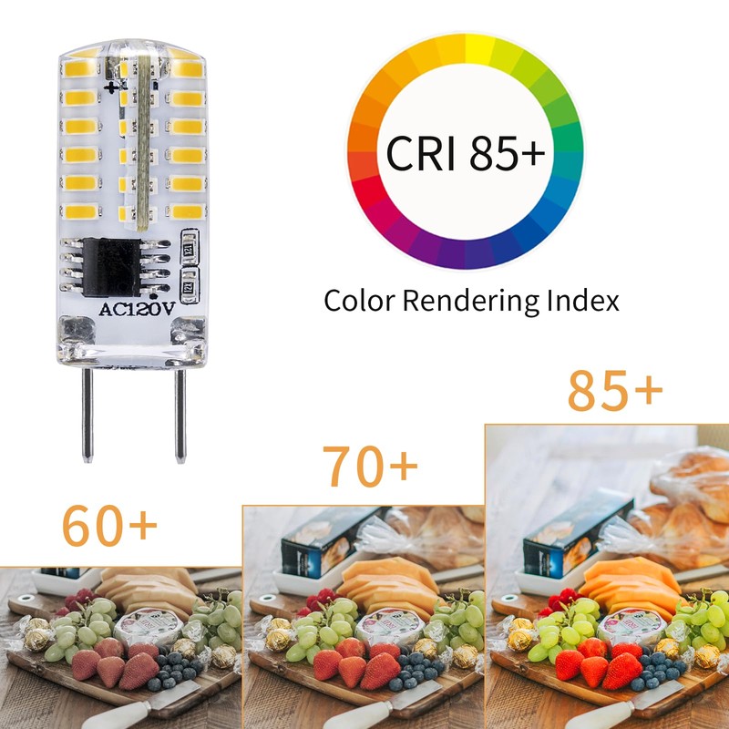 I-SHUNFA G8 LED Bulb 4000K Natural White, 1.5W 110lm Replacement