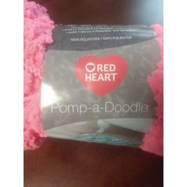Red Heart Yarn, Pomp-a-Doodle Color Cosmopolitan 3.5 oz/ 14yds Matching Dye Lots
