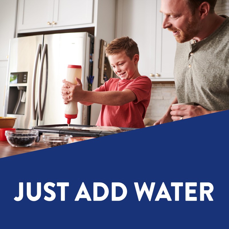 Krusteaz Complete Pancake Mix, Blueberry Pancake Mix, 25.2-Ounce Box (Pack