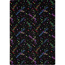 Joy Carpets Fluorescent Celebration 6' x 6' Area Rug