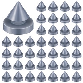 Rubber Door Silencer Metal Door Silencer Hinge Outlet Door Silencer Metal Door Anti Collision Silencer 1/2 Inch Diameter for Metal and Metal Frame (100 Pcs)