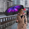 LLanxiry Compact Travel Umbrella,Windproof Waterproof Stick Umbrella Protection Golf Umbrellas