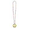 Boland 64503 - Hippie Necklace, One Size, Multicoloured Bead Chain,