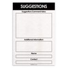 Mail Boss Comment Boss 8100 Locking Steel Suggestion Box -
