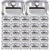 VILLCASE 100pcs Wall Panel Buckle, Wall Buckle Interlocking Hanging Bracket