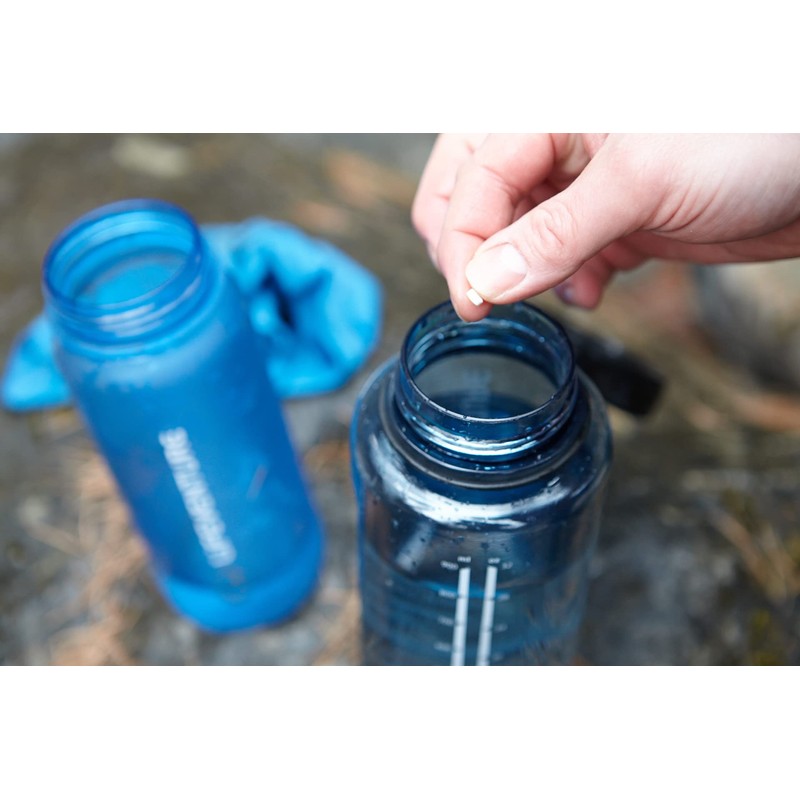 Lifesystems Chlorine Water Purification Tablets for Travelers Camping Backpackers –