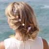 KASESSS 18 PCS Lily Hair Clips, Hair Claw Clips Cute,