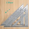 Square Protractor Miter Aluminum Alloy Triangle Metric Imperial Square Measurement