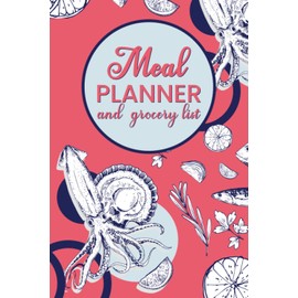 Meal Planner and Grocery List: Weekly Meal Planner and Grocery List Magnetic Notepad Plan Weekly Menu Food Dinner List for Family