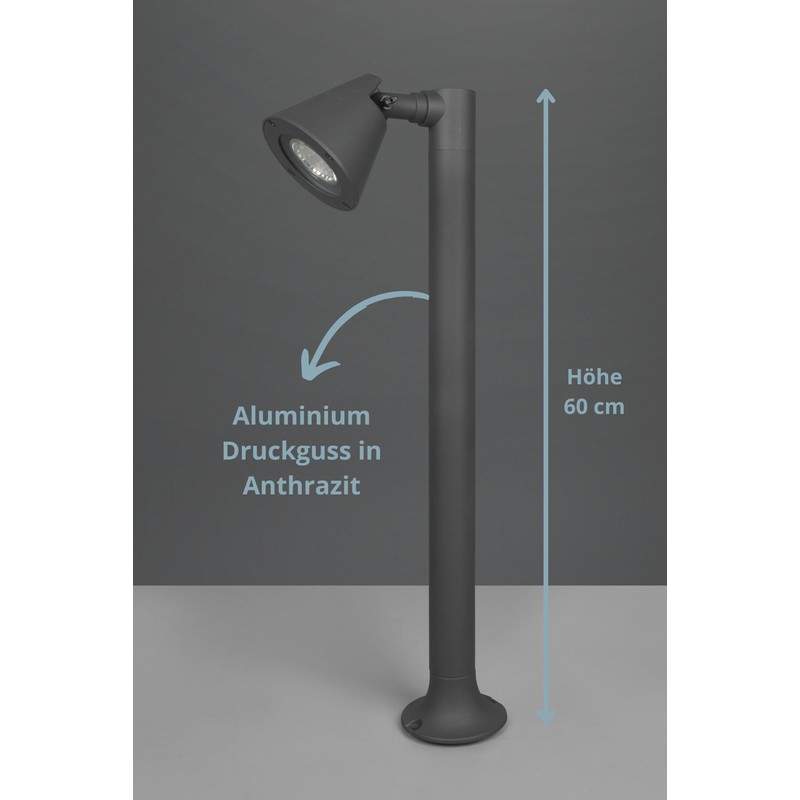 lightling Pfosten Katrin Outdoor Path Light Die-Cast Aluminium IP44 Outdoor