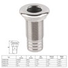 Outdoor Stainless Steel Water Outlet Port Boat Body Bottom Yacht