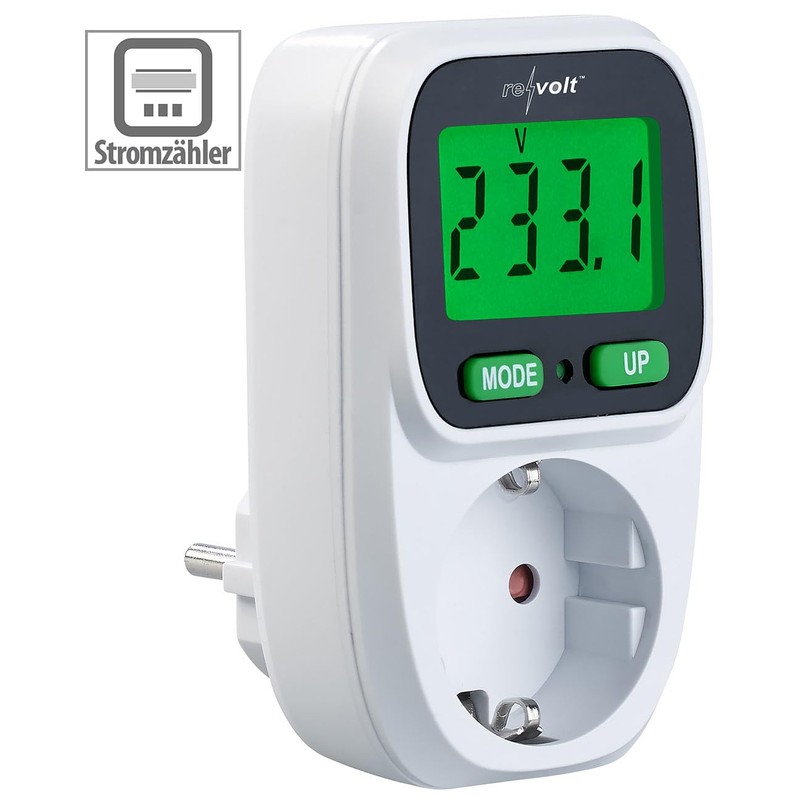revolt Energy Meter: Set of 4 Digital Energy Cost Meters,