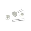 Roses – Curlies – Pearls – Wedding Bridal Hair Pins