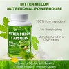 Bitter Melon Capsules| 150 Vegan Capsules| 150 Days Supply| 10,000mg