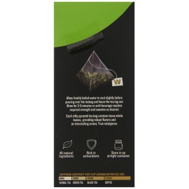 Wissotzky the Signature Collection Tea, Timeless Green Tea with Nana Mint, 16 Count (Pack of 6)