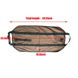 Canvas Log Carriers Bag Heavy Handbag Firewood Storage Bag Fireplace Stove Accessories for Outdoors Camping