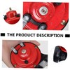 BUGUUYO 110DB Loud Electric Train Horn Kit for Trucks 12V