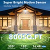 Tryme Clip On Solar Lights Outdoor, Motion Sensor, 231 LEDs