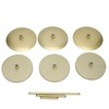 Gold Pillar Candle Holder Double Sided Use Rust Prevention Iron
