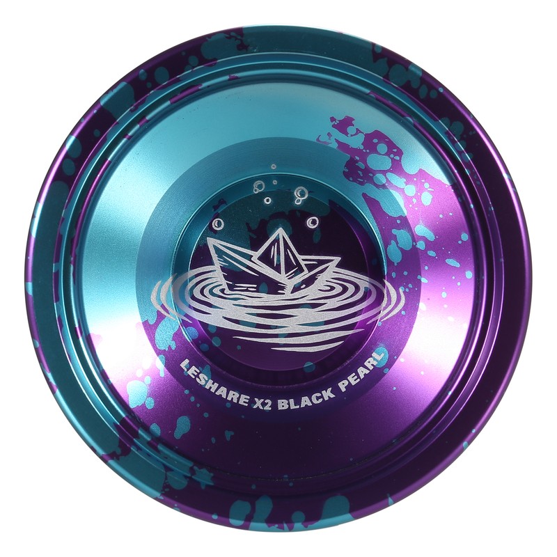 2pcs Aluminum Alloy Yoyo Ball Competitive Yoyoball with Bearing Strings