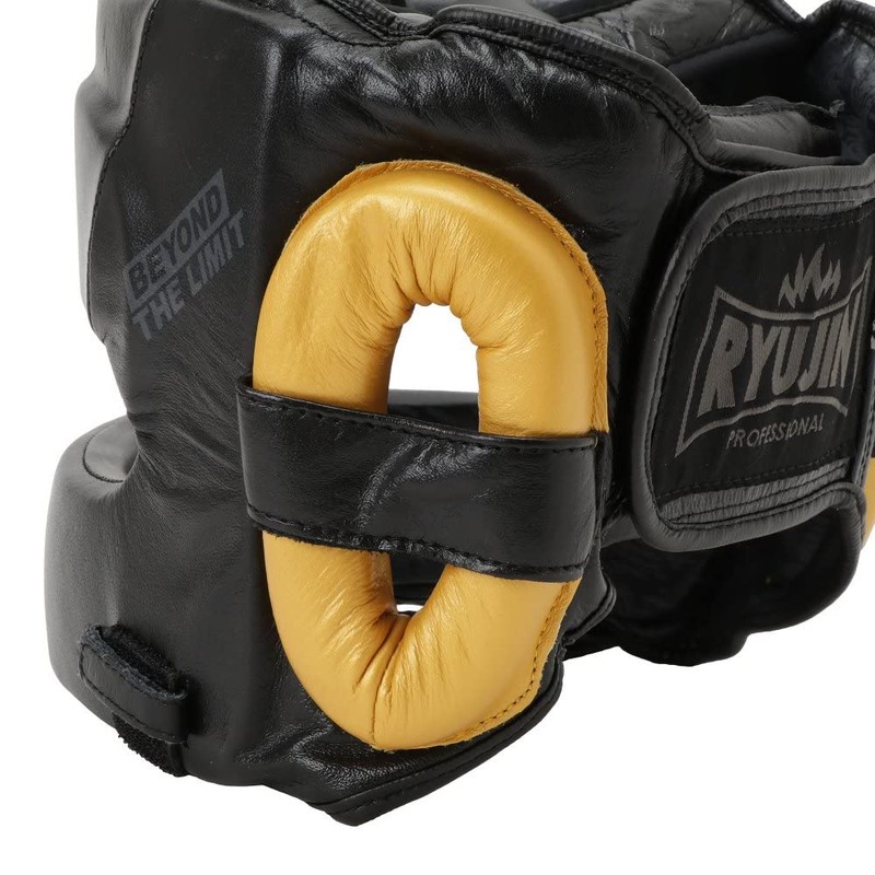 RYUJIN Genuine Leather Full Face Headgear (Velcro Closure) // Boxing