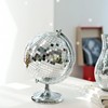 Stainless Steel Disco Ball Style Globe - 12 Inch Mirror