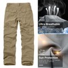 Mens Hiking Pants Quick Dry UPF 50 Travel Fishing Safari