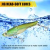 Soft Fishing Lures Swimbait Jig Heads Paddle Tail Swim Bait