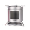 Ti artisan Titanium Backpacking Wood Burning Stove Portable Folding Camping