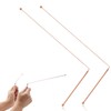 Copper Diwsing Rods 2pcs 99.9% Pure Copper Water Detection (A)