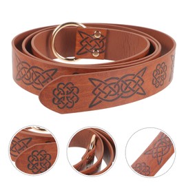 BESPORTBLE Medieval Sword Belt Retro Sword Holder Belt for Cosplay Long Faux Unique Costume Accessory for History Enthusiasts